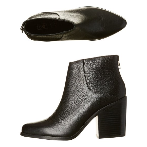 Sol Sana Shoes - Sol Sana Leo Boot - Black Elephant